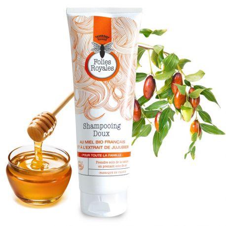 Shampooing doux au miel